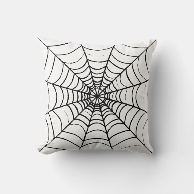 Coussin Le Web d'un simple araignée (Recto)