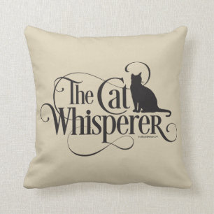 Coussin Le Whisperer de chat