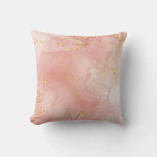Coussin Leaf Or Rose Dusty & Watercolor Girl