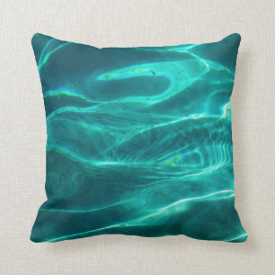 Coussin L'eau de turquoise d'océan