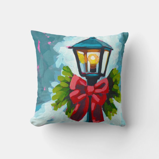 Coussin Leave a Light On Throw Pillow (Recto)