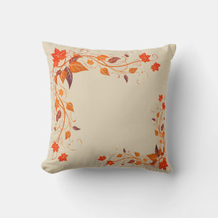 Coussin Leaves d'automne Jeu d'oreiller