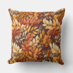 Coussin Leaves d'automne Jeu d'oreiller