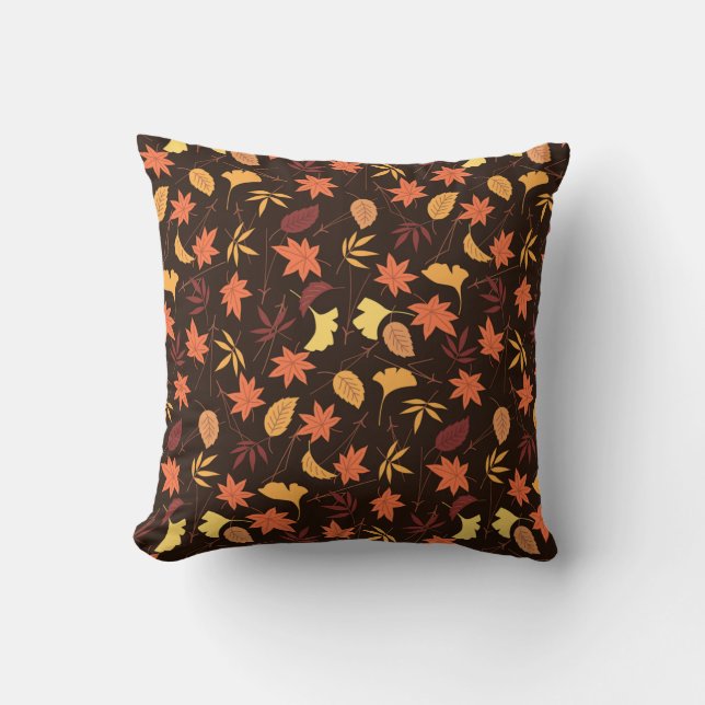 Coussin Leaves d'automne Jeu d'oreiller (Recto)