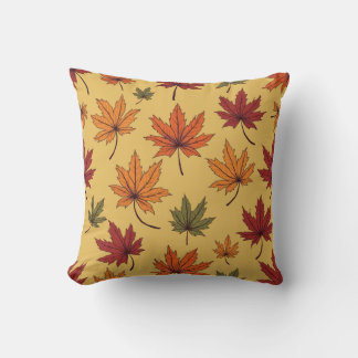 Coussin Leaves d'automne Jeu d'oreiller