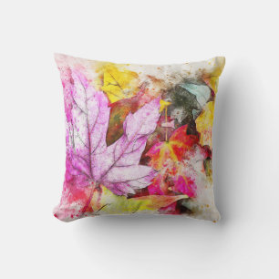 Coussin Leaves d'automne Nature inspiré de l'oreiller à la