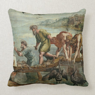 Coussin L'ébauche miraculeuse des poissons (bande dessin