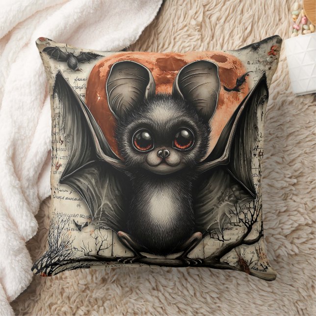 Coussin L'Écho Lune : Le Sentinel À ailes De Velours (Couverture)