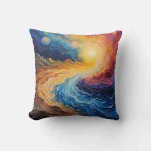 Coussin L'Éclat de la Création Galactique