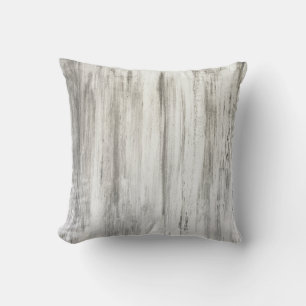 Coussin Lecteur Abstrait Gris et blanc