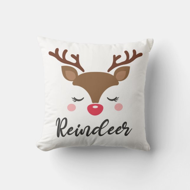 Coussin Lecteur de Jeu Reindeer (Recto)
