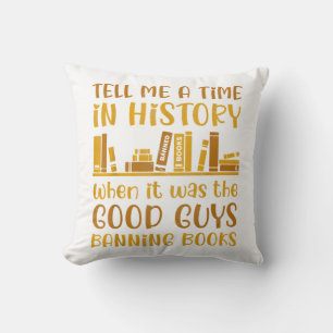 Coussin Lecteur de livres interdits Lit des livres interdi