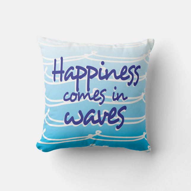 Coussin Lecteur de plage (Recto)