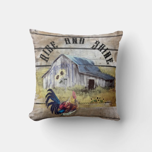 Coussin Lecteur de style agricole (Recto)