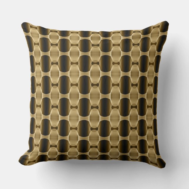 Coussin Lecteur de texture géométrique Abstraite (Recto)