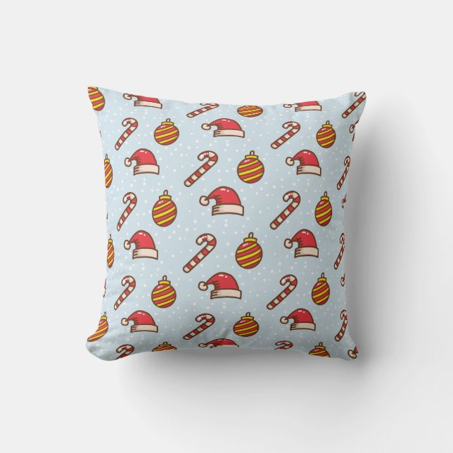Coussin Lecteurs de Noël (Recto)