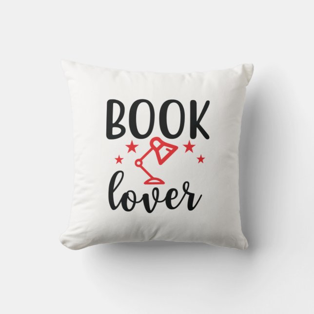 Coussin Lecture Art Book Lover (Recto)