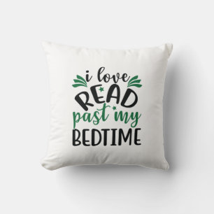 Coussin Lecture Art I Love Lire Le Passé Mon Lit