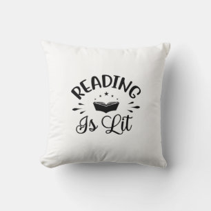 Coussin Lecture d'art la lecture est lit