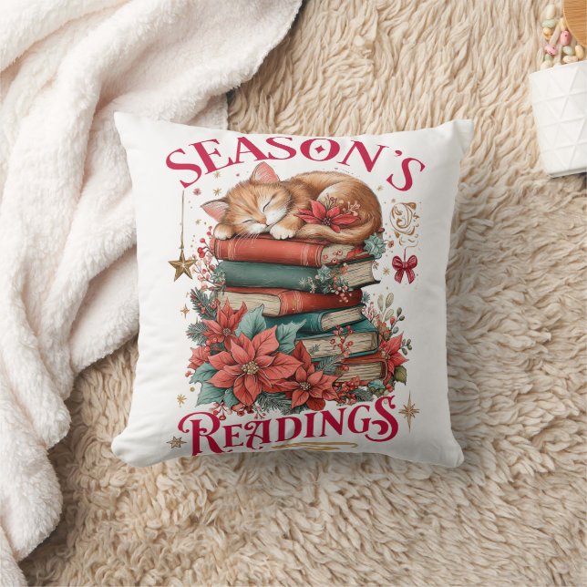 Coussin Lectures de saison Kitten Cozy  (Couverture)
