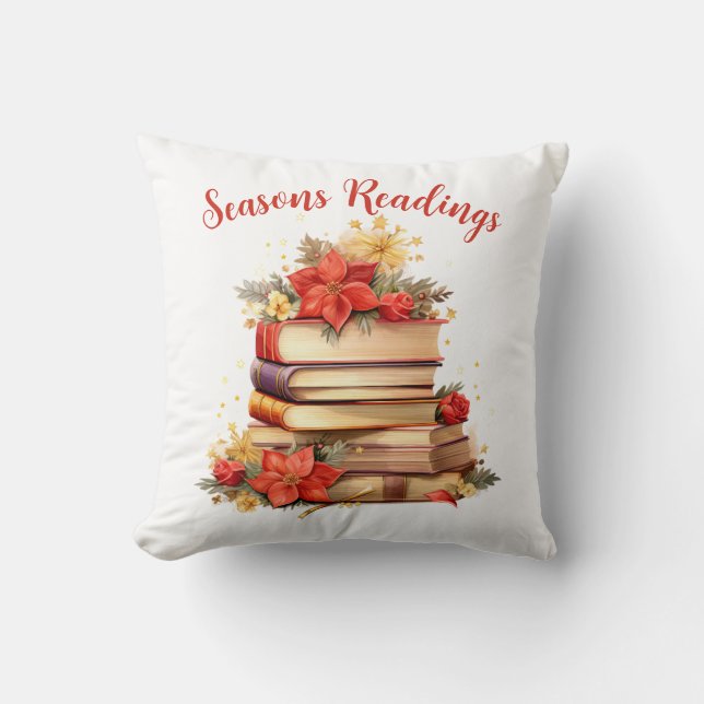 Coussin Lectures saisonnières (Recto)
