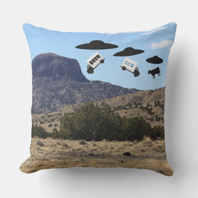 Coussin Légendes de Cabezon Peak Nouveau-Mexique (Recto)