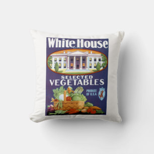 Coussin Légumes sélectionnés par la Maison Blanche