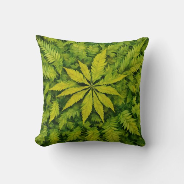 Coussin L'élégance de la nature à la maison (Recto)