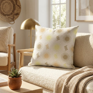 Coussin L'élégance de la nature Botanique Sépia