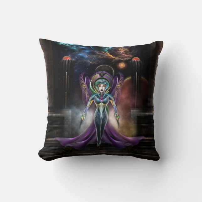 Coussin L'Élégance De Trilia Fractal Portrait NSE (Recto)