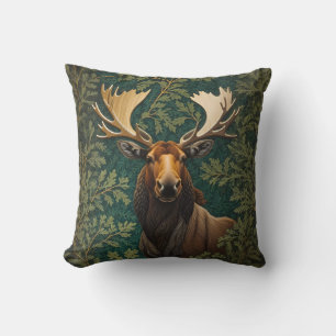 Coussin L'Élégant Moose William Morris Inspiré