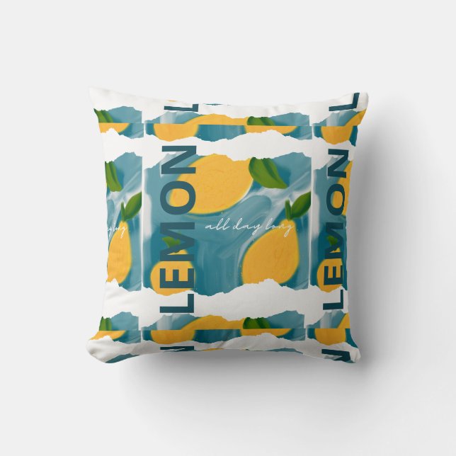 Coussin -LEMON toute la journée (Recto)