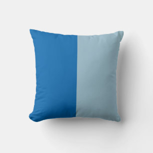 Coussin Lémonade bleu électrique et ton Aquamarine Duo