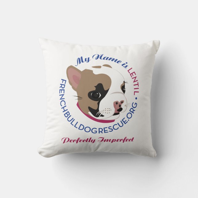 Coussin Lentille, parfaitement imparfaite (Recto)