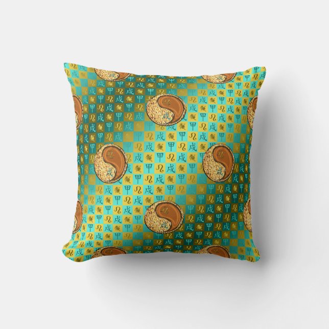 Coussin Léo & Chien de Bois (Recto)