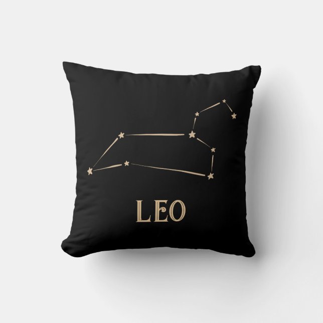Coussin Leo Constellation (Recto)