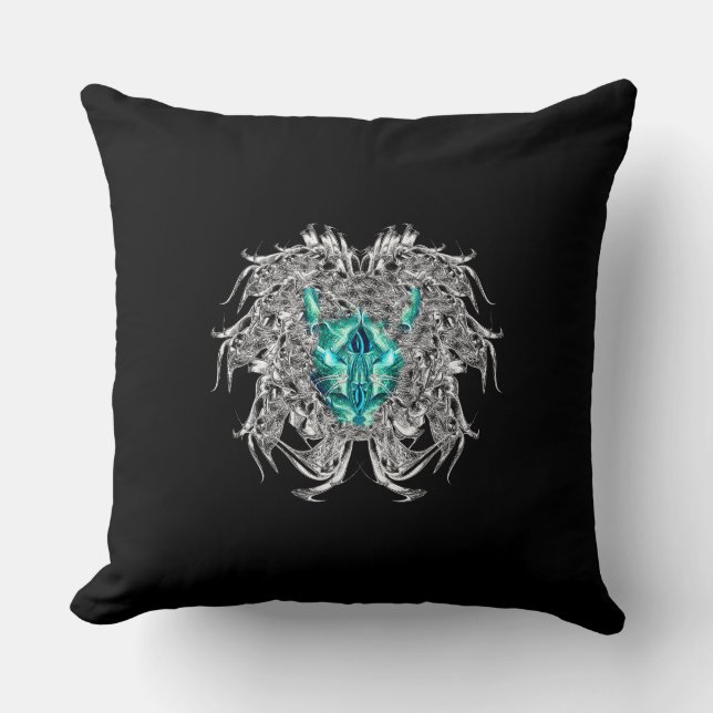 Coussin Léo – La Flamme Solaire (Recto)
