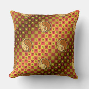 Coussin Léo & Tigre de Bois