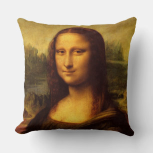 Coussin Leonardo Da Vinci Mona Lisa Peinture d'Art