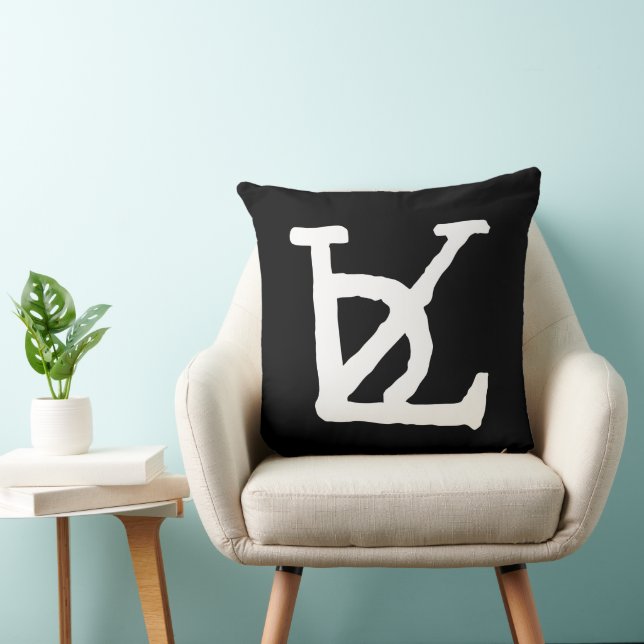 Coussin Leonardo da Vinci signature autograph famous paint (Chaise)