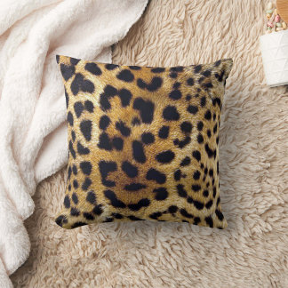 Coussin Léopard Africain
