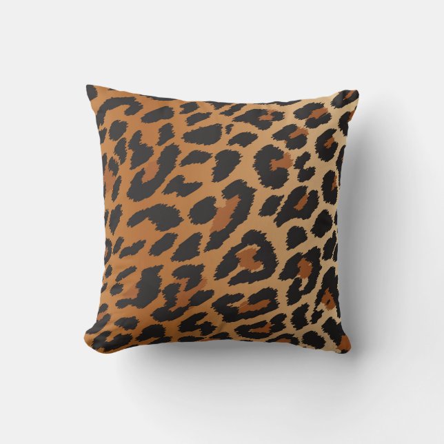 Coussin Leopard Cheetah Spots Wild Poster de animal Motif (Recto)