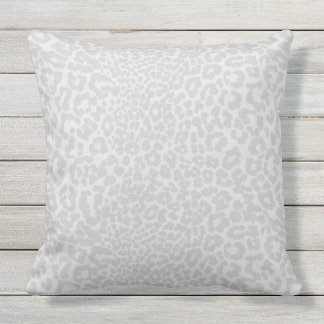Coussin Léopard des neiges
