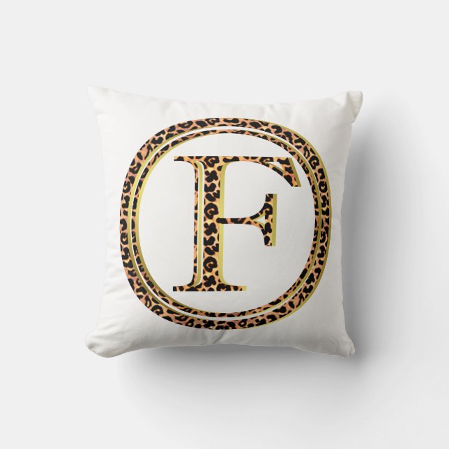 Coussin léopard F (Recto)