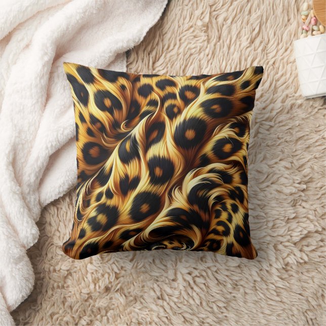 Coussin Leopard Glow : Embrassez le confort exotique (Couverture)