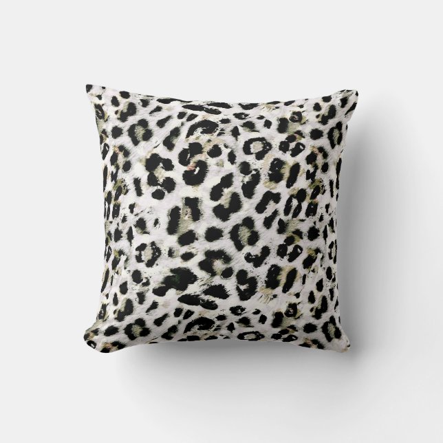Coussin Leopard - Imprimé animal (Recto)
