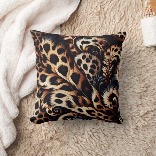 Coussin Leopard Luxe : Dormir avec un style de fer (Couverture)