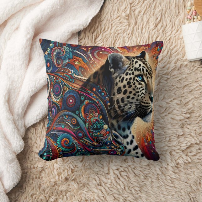 Coussin Leopard Thrill : Bold Branch et Birds (Couverture)