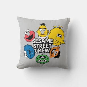 Coussin L'équipe de 1, rue Sésame