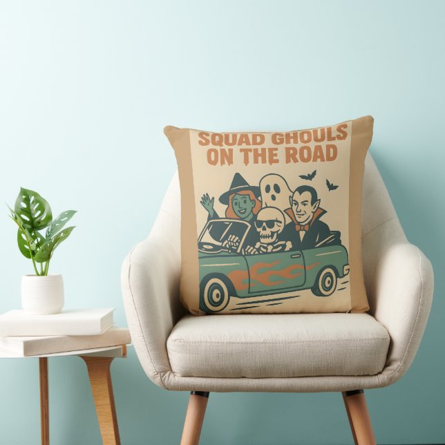 Coussin L'équipe de revenants en vadrouille chic (Chaise)